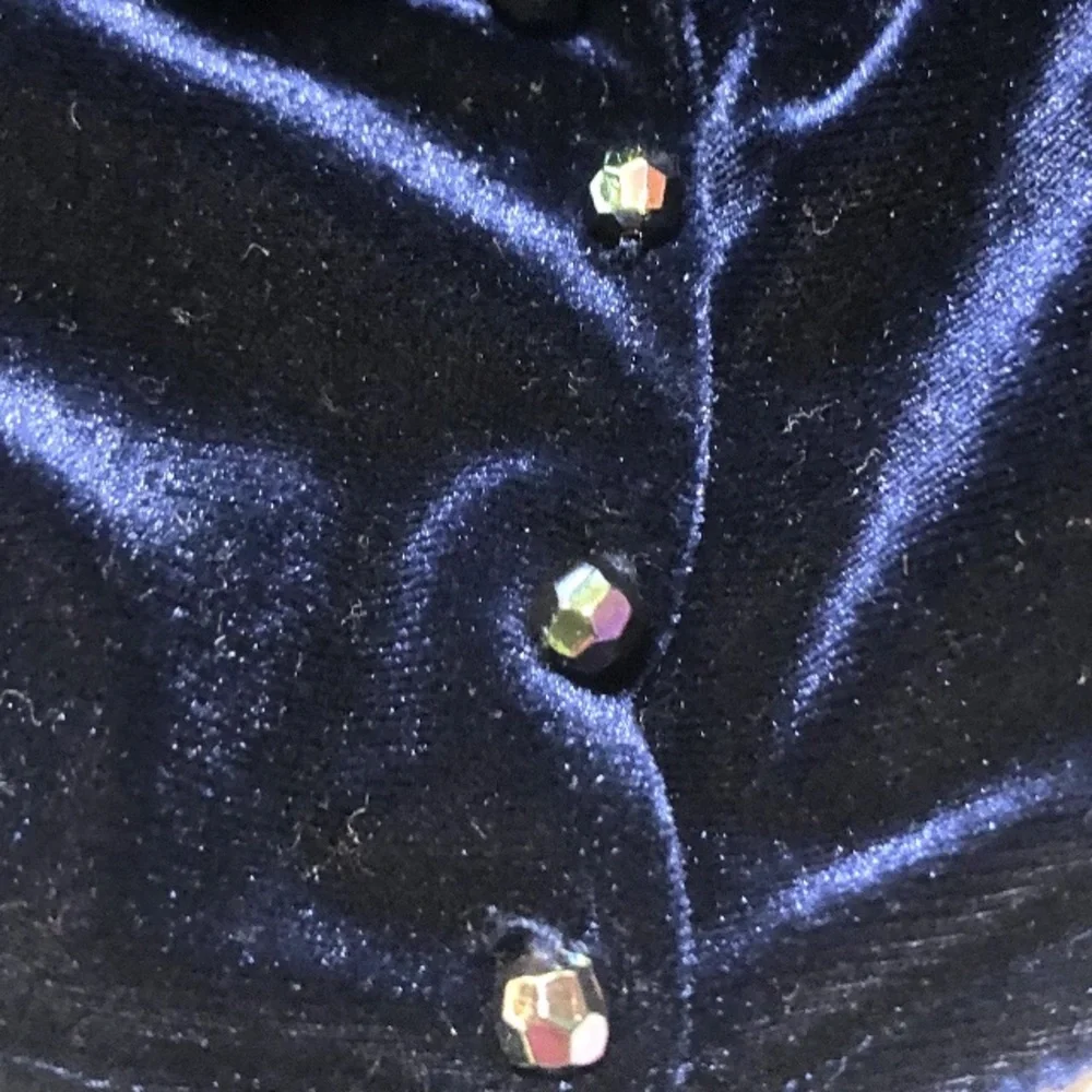 American Girl Blue Velvet Holiday 2000 Jacket Skirt Shoes Hair Accessory